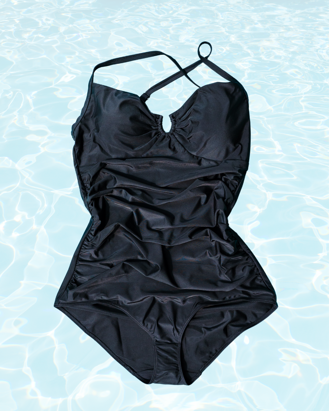 Tall Tummy Control Bathing Suit - Black