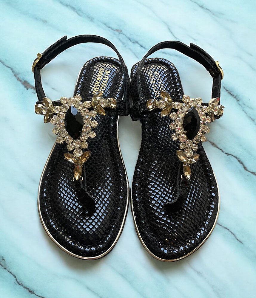 Bottega Dressy Sandals - Black