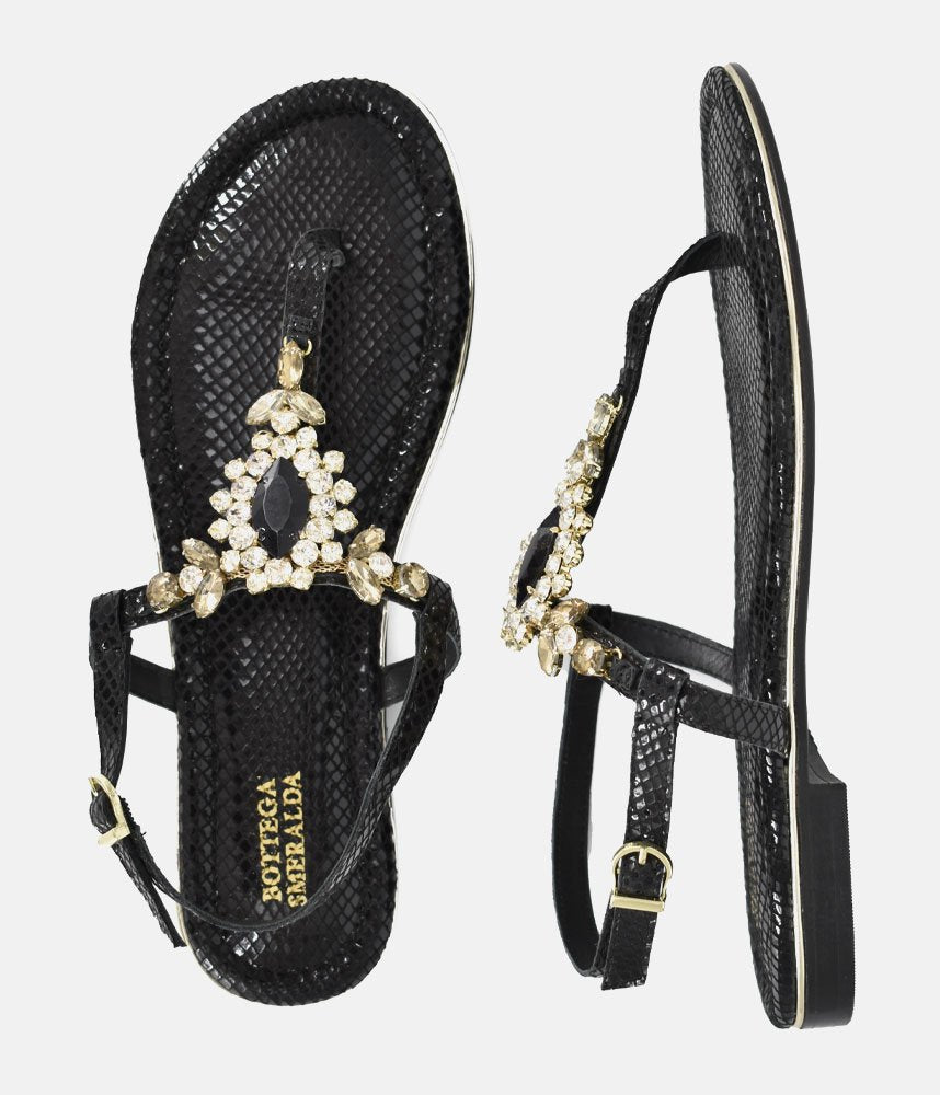 Bottega Dressy Sandals - Black