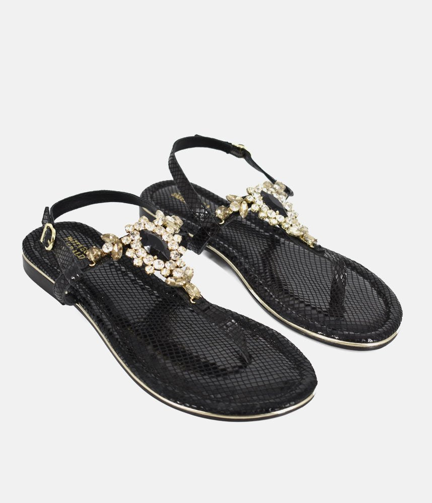 Bottega Dressy Sandals - Black