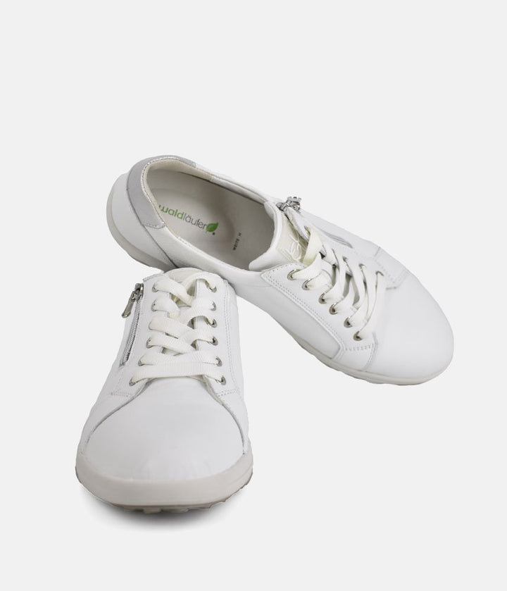 Waldlaufer Classic Leather Sneakers - White
