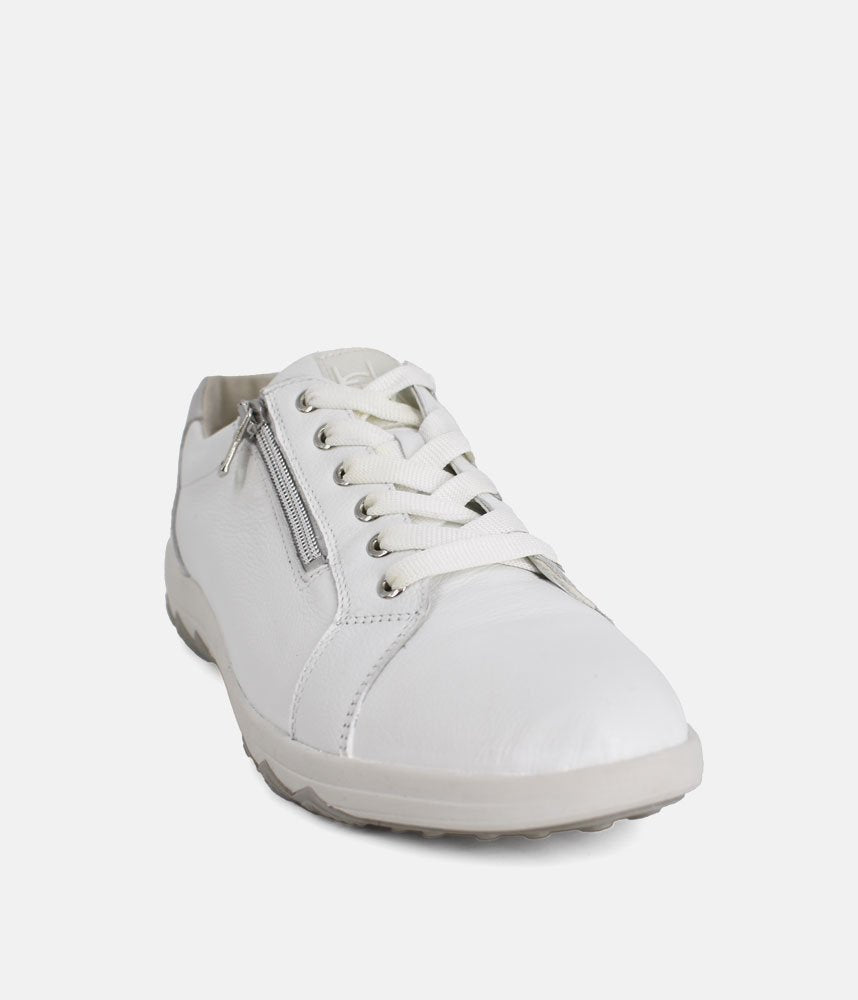 Waldlaufer Classic Leather Sneakers - White