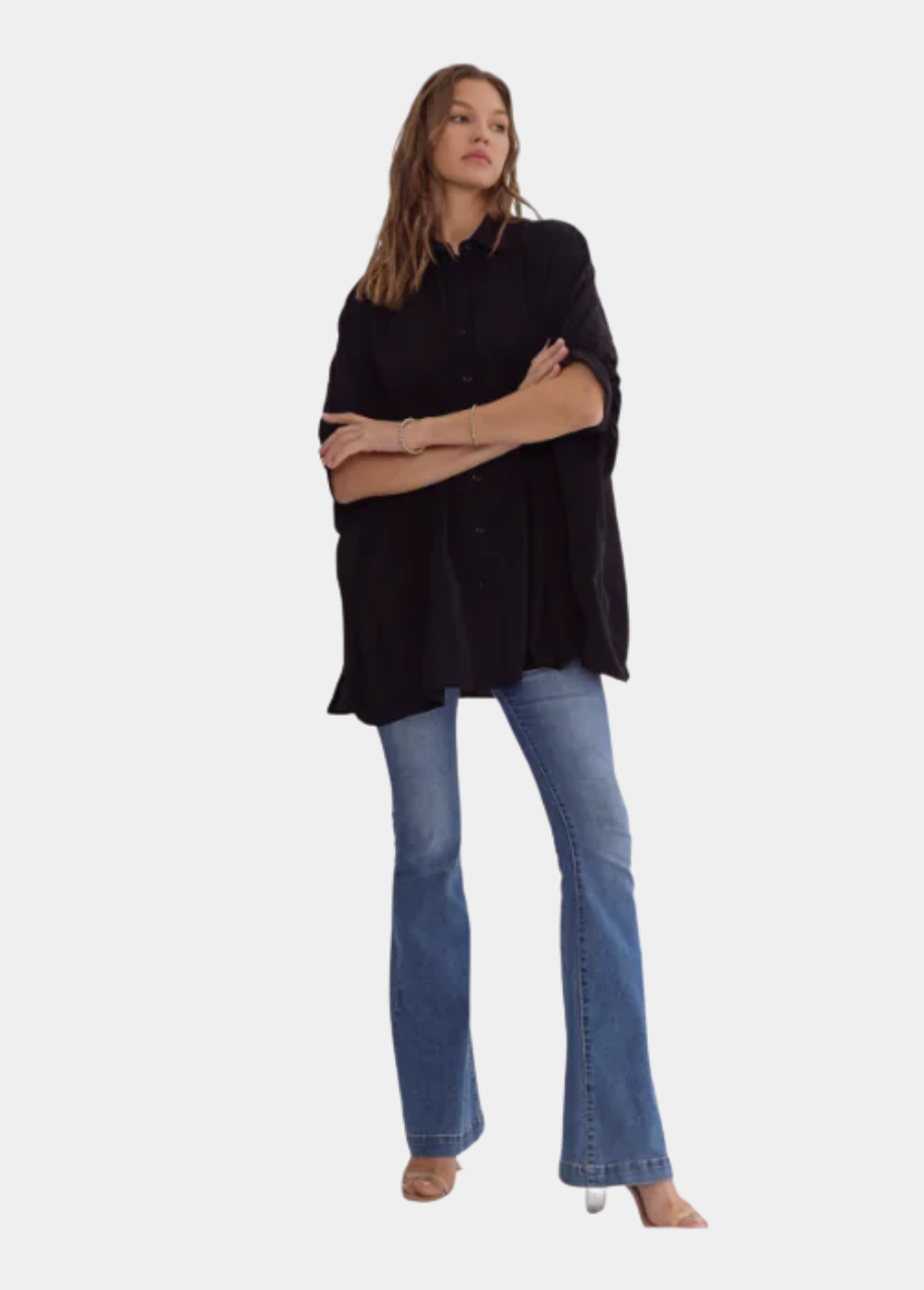 Entro Drapey Dolman Sleeve Shirt – Tall Size