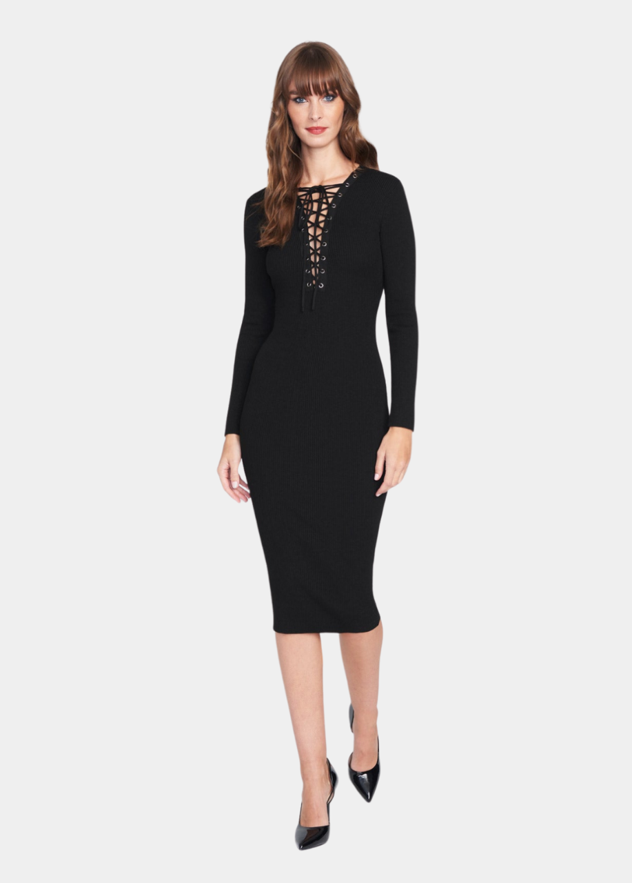 Buy Long Sleeve Midi Dress