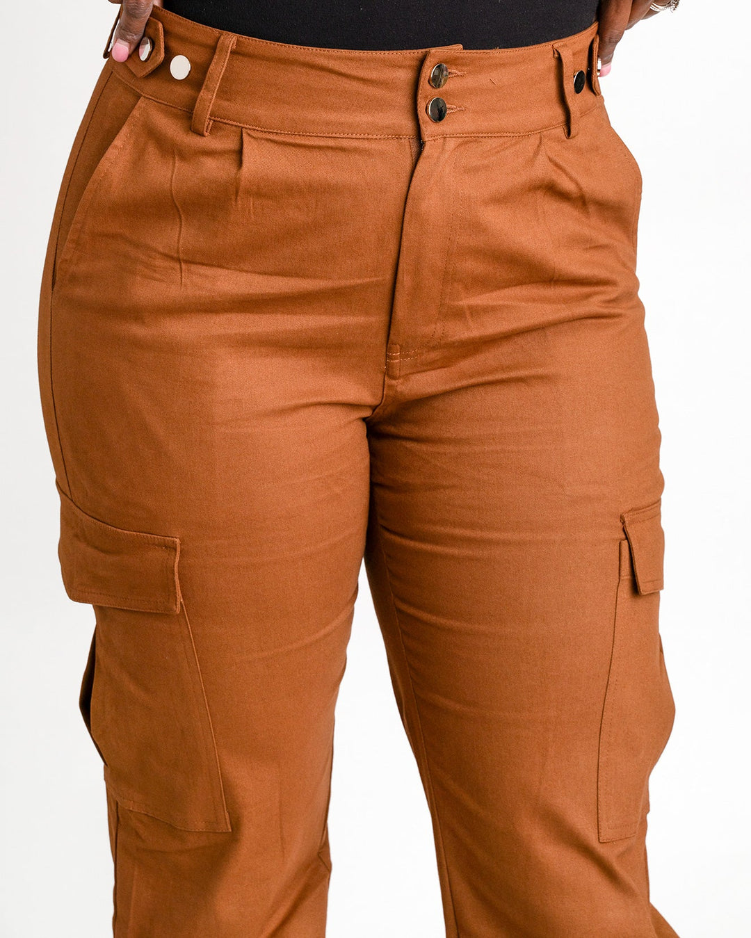 Tall Girl Cargos - Rust
