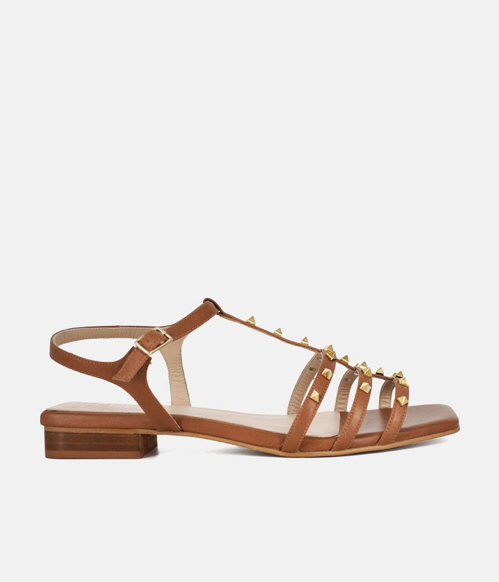 Dansi Chic Valentino Inspired Brown Sandals