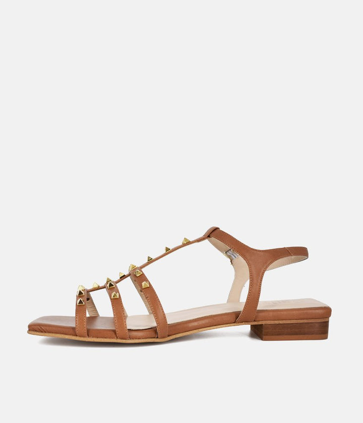 Dansi Chic Valentino Inspired Brown Sandals