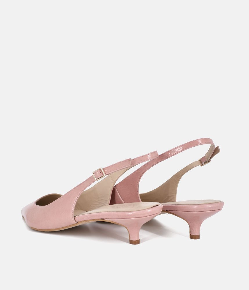 Dansi Stylish Pale Pink Kitten Heels