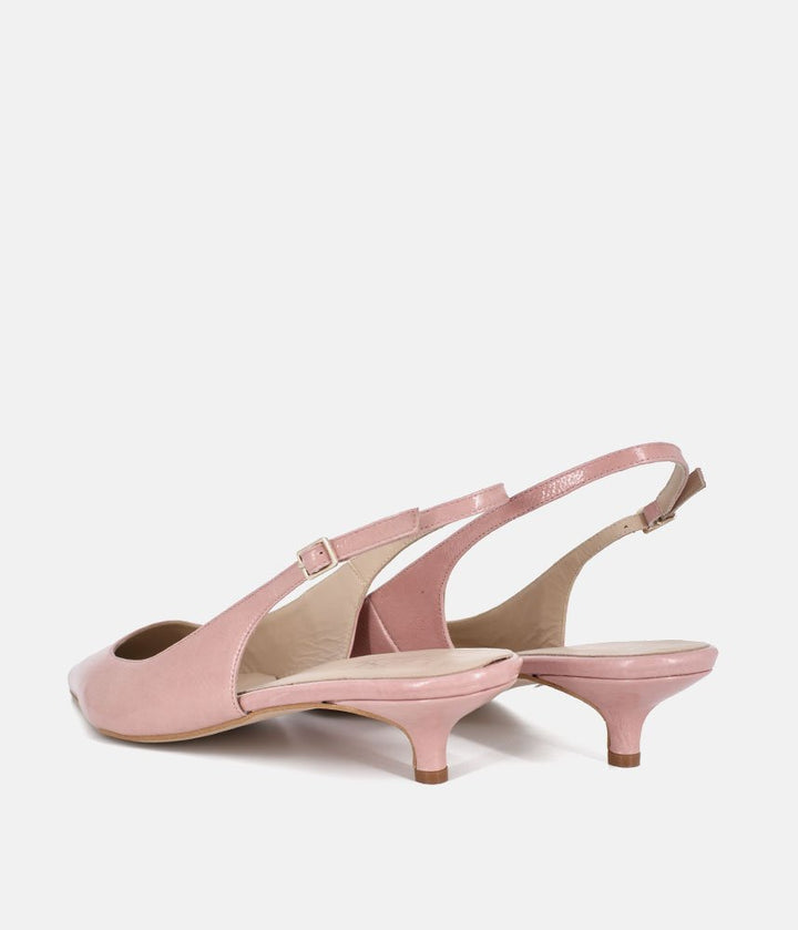 Dansi Stylish Pale Pink Kitten Heels