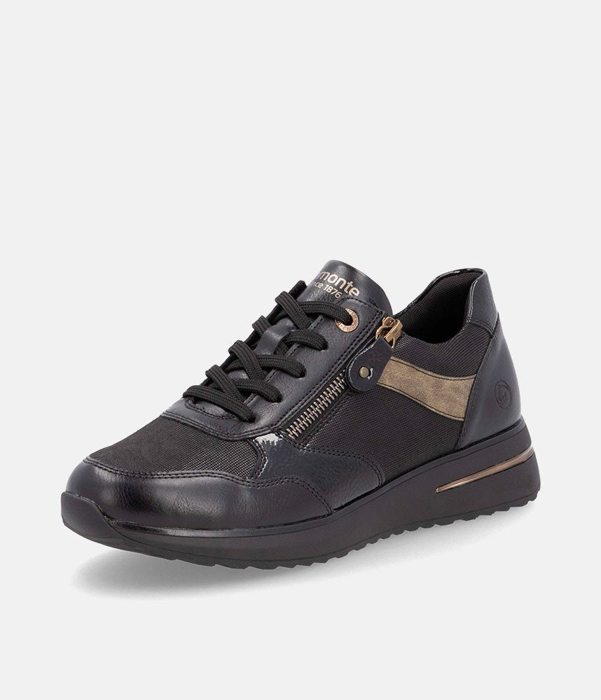 Remonte Casual Combi Sneakers - Black