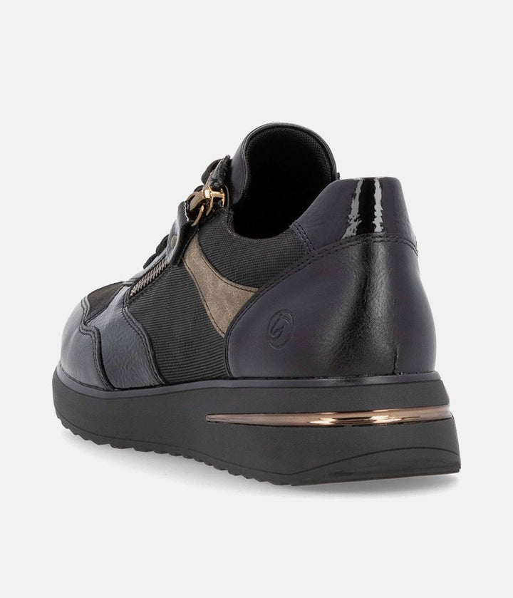 Remonte Casual Combi Sneakers - Black