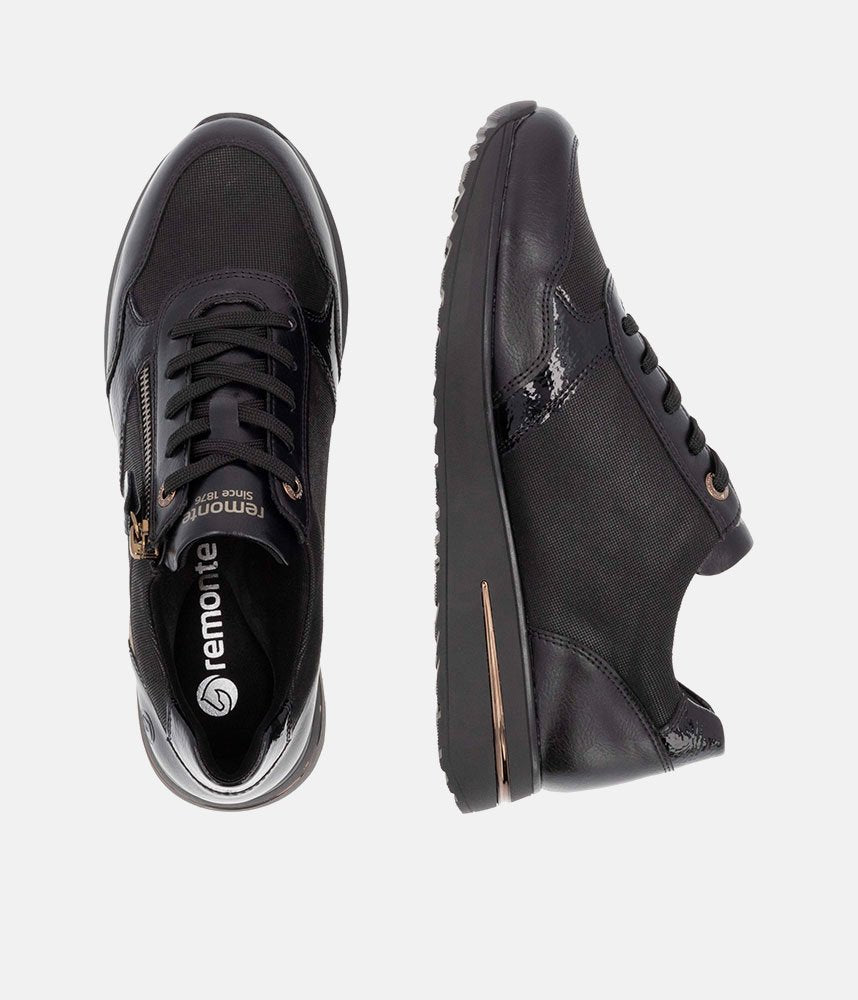 Remonte Casual Combi Sneakers - Black