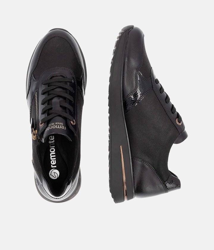 Remonte Casual Combi Sneakers - Black