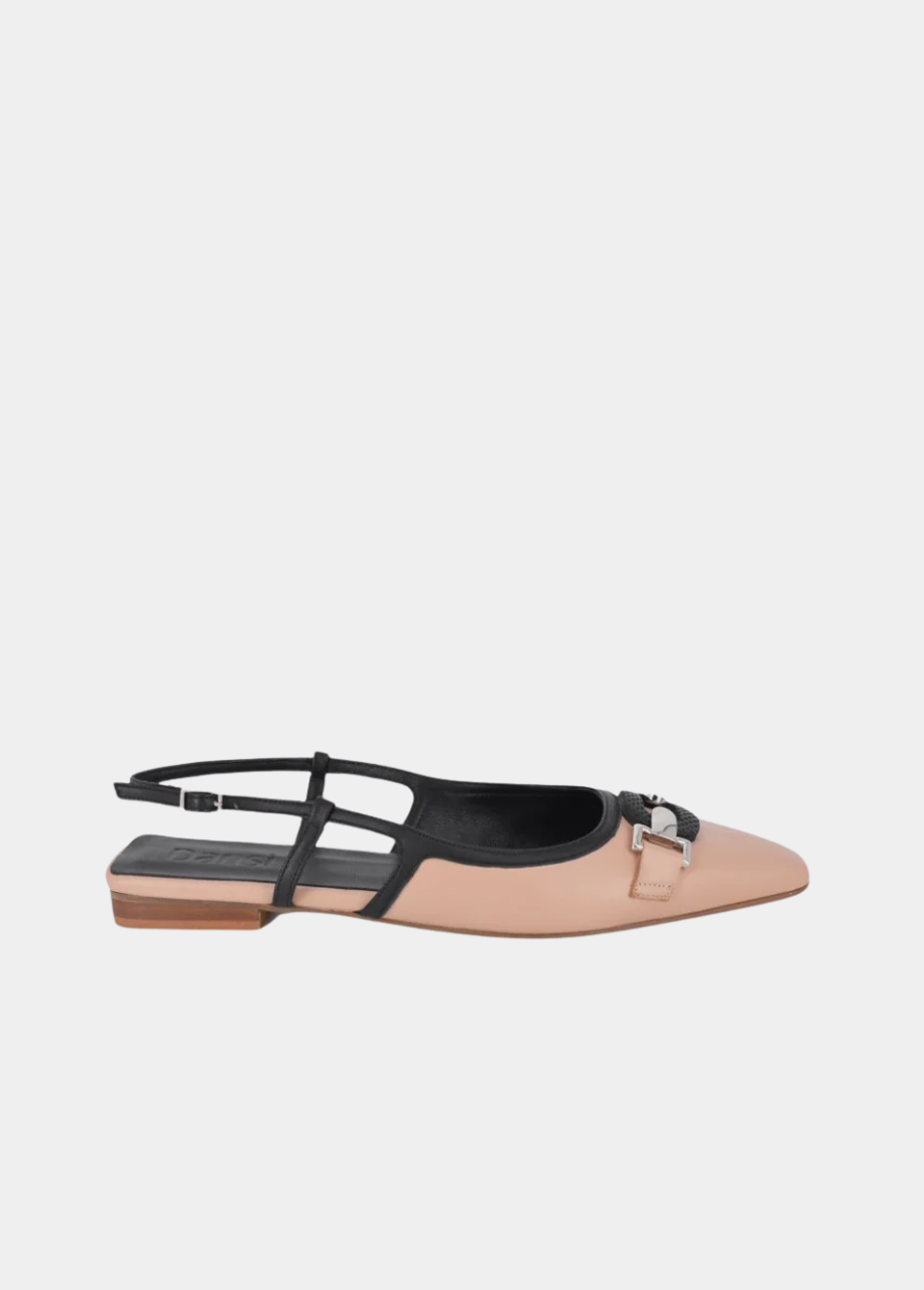 Dansi Elegant Beige Slingback Flats