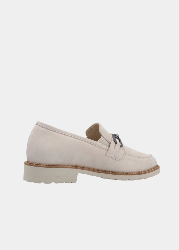 Semler Stylish Nubuck Loafer - Beige