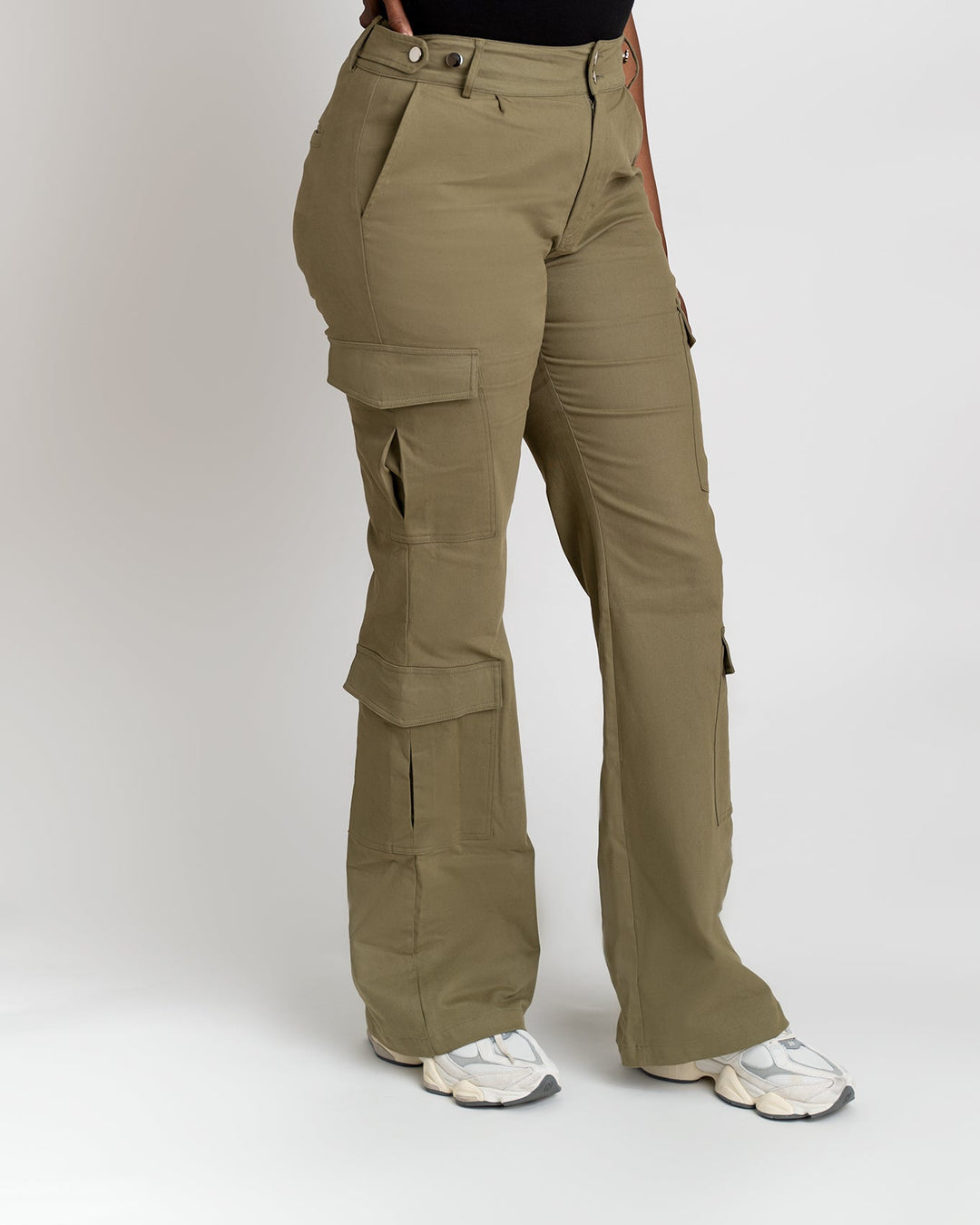 Tall Girl Cargos - Green