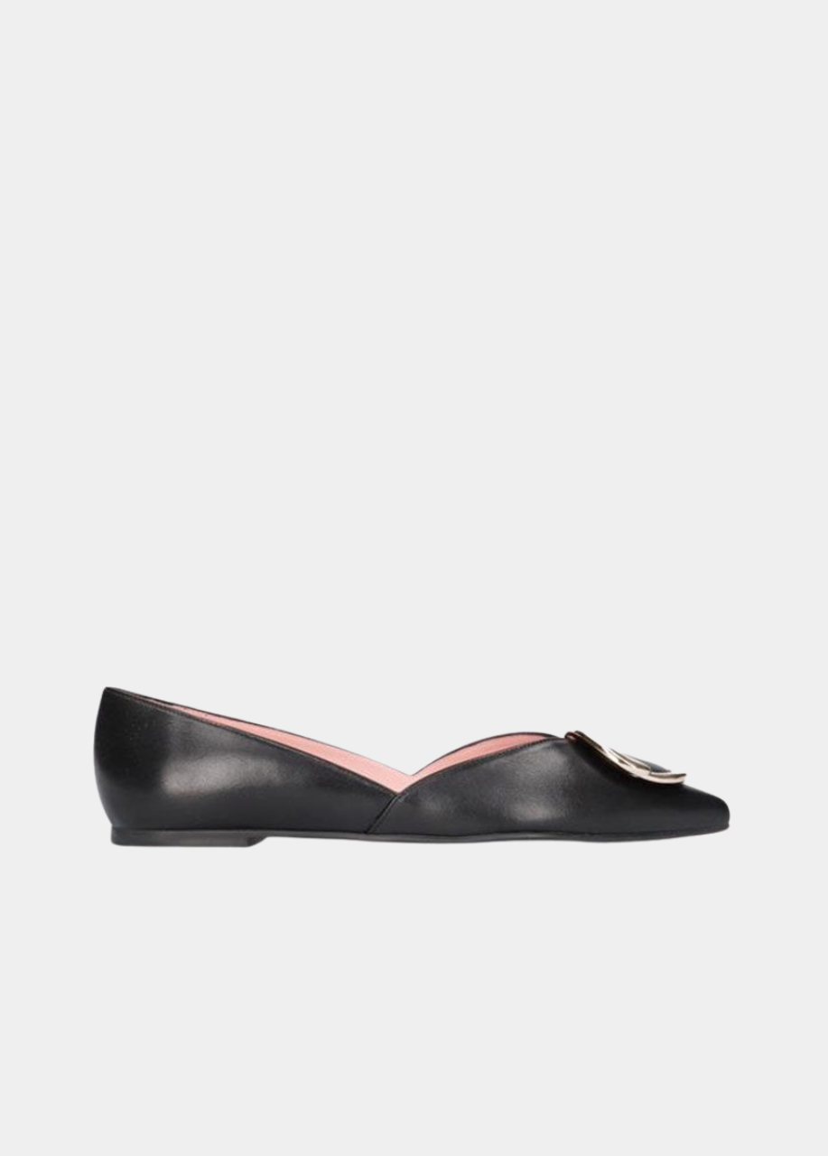 Pretty Ballerinas – Chic Black Pointy Toe – Tall Size