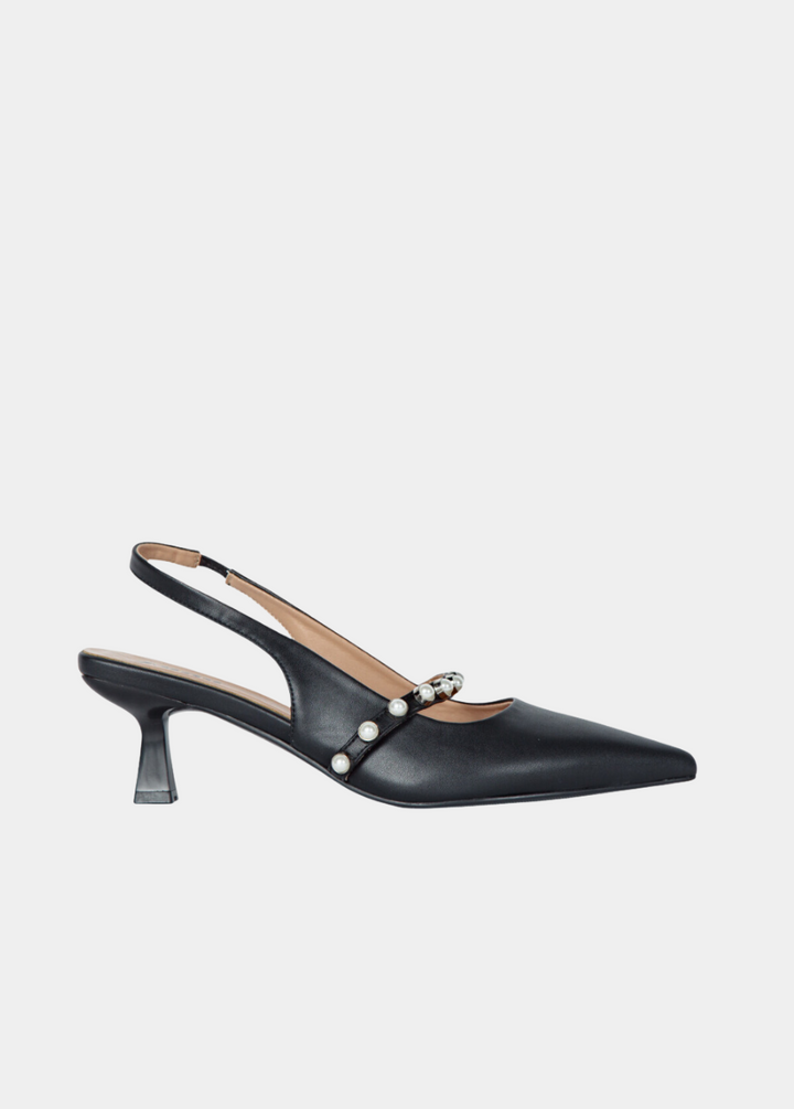 Sophia Slingback Pumps - Black