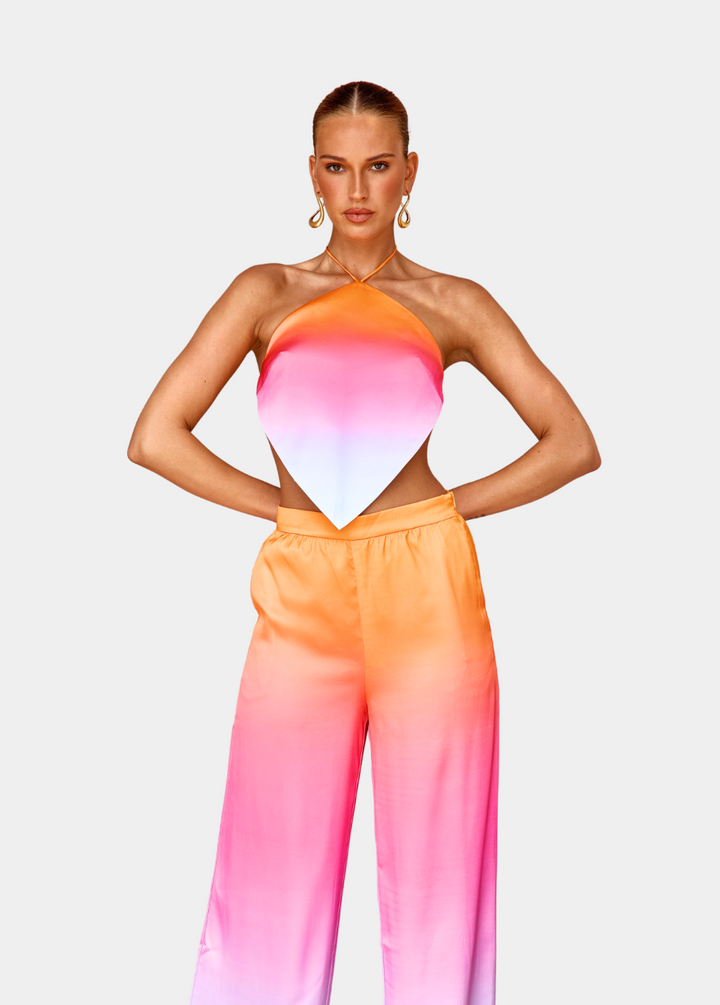 Trinkets Top - Orange Ombre