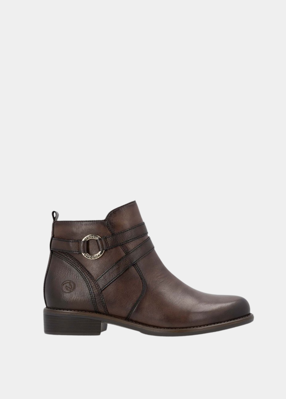 Remonte Brown Zip Boots for Ladies Colour: Black Size EU 43 / UK 9