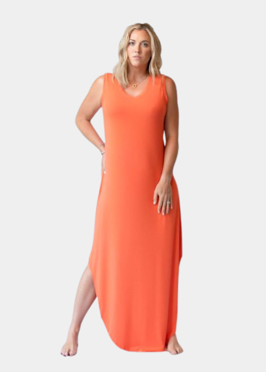 Tall "Breezy Sands" Side Slit Maxi Dress