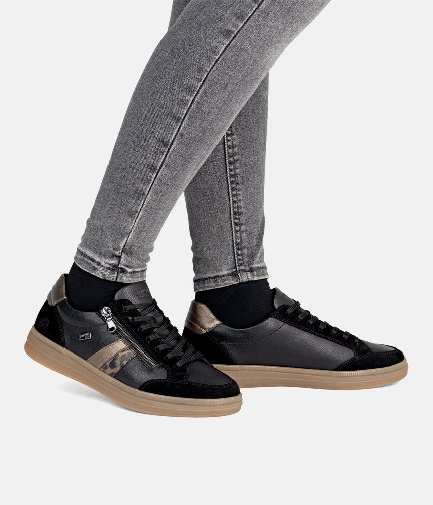 Remonte Sporty-Chic Combi Trainers - Black