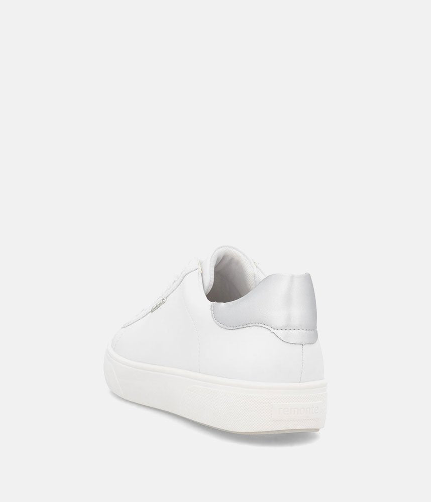 Remonte Classic White Leather Trainers