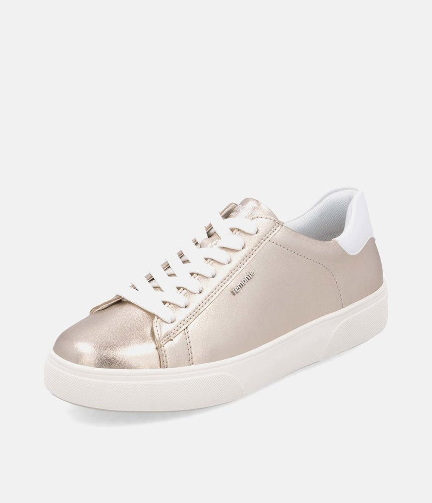 Remonte Pretty Metallic Gold Trainers
