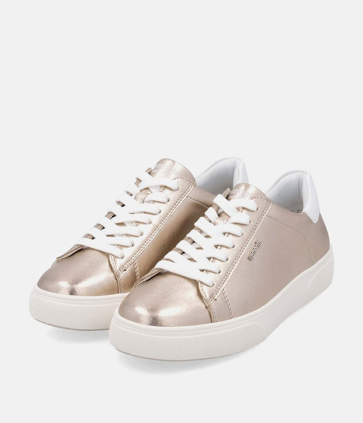 Remonte Pretty Metallic Gold Trainers