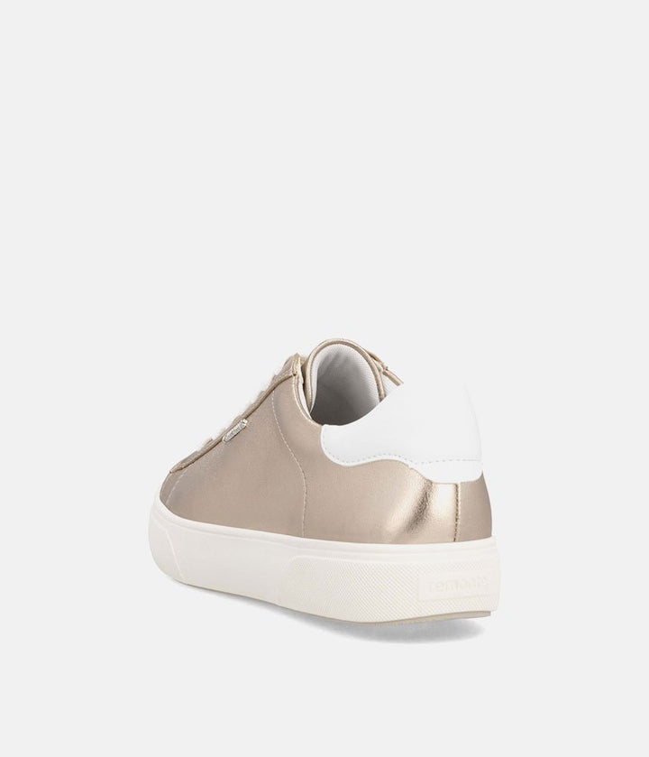Remonte Pretty Metallic Gold Trainers