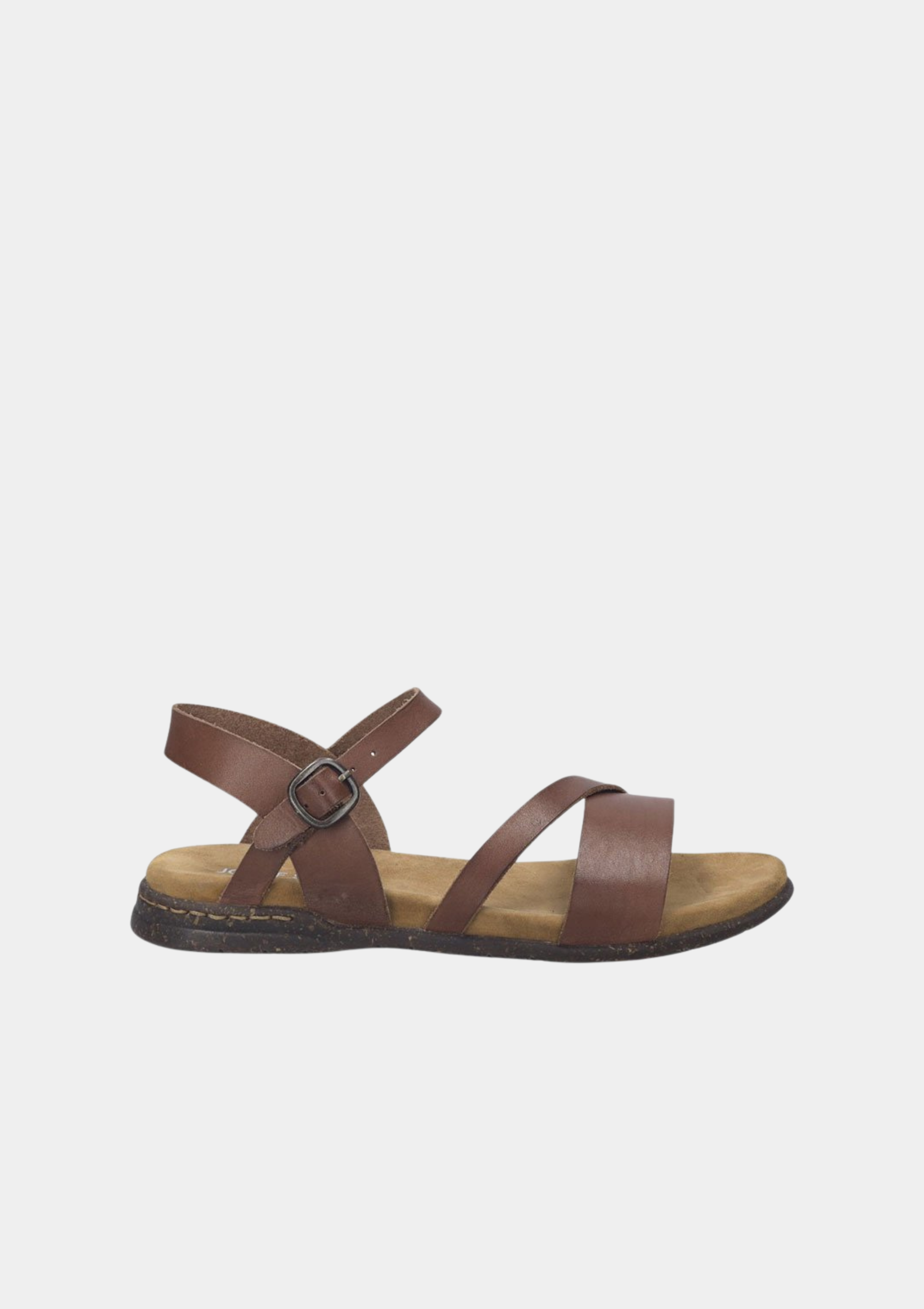 Josef Seibel Versatile Multi-Strap Leather Sandals - Cognac – Tall