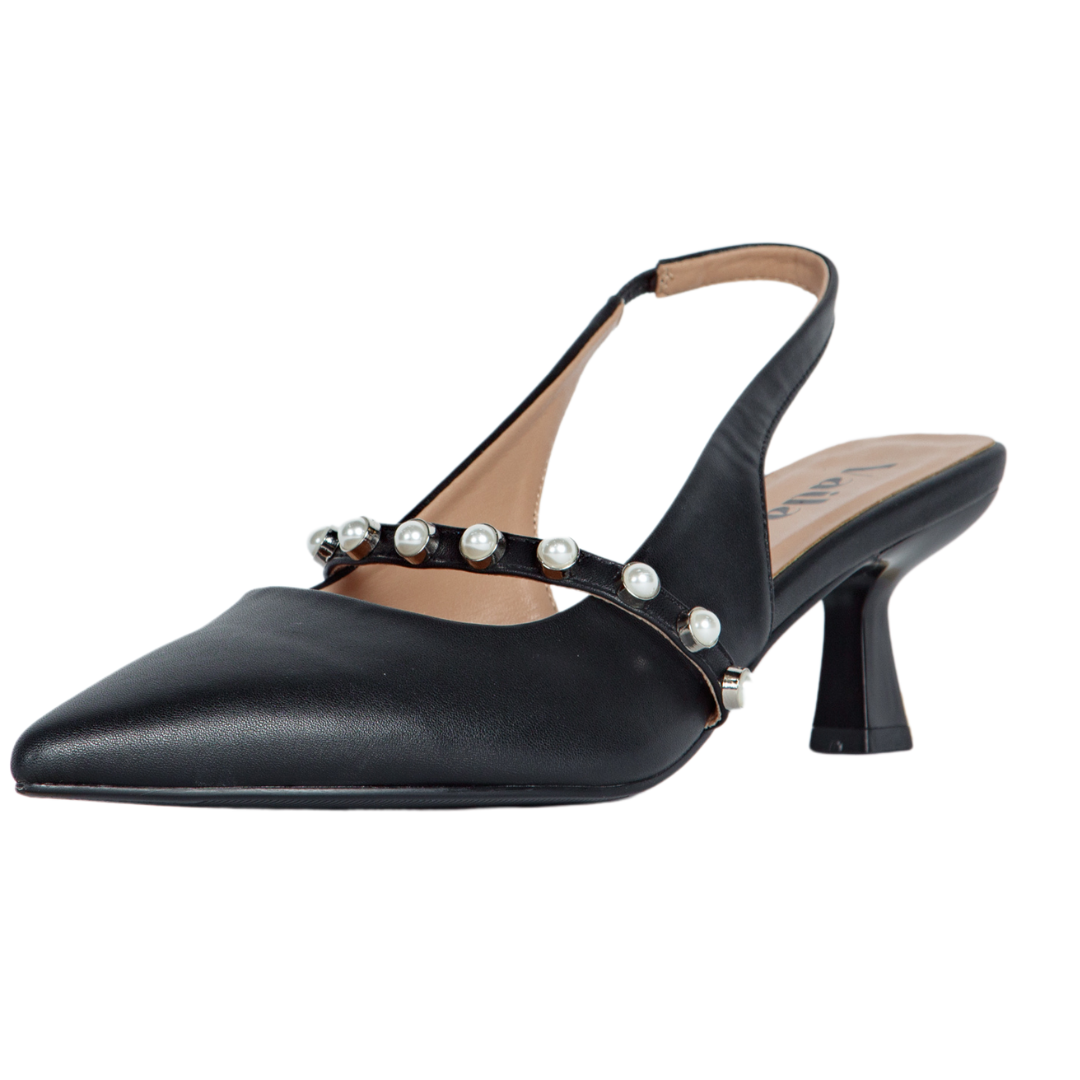 Sophia Slingback Pumps - Black