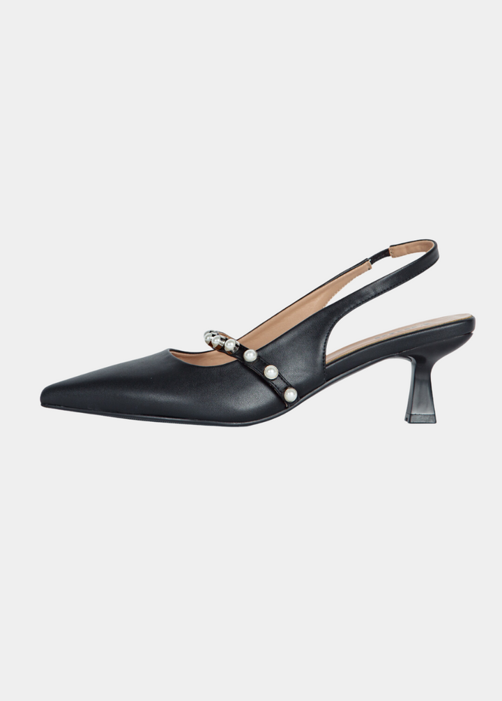 Sophia Slingback Pumps - Black