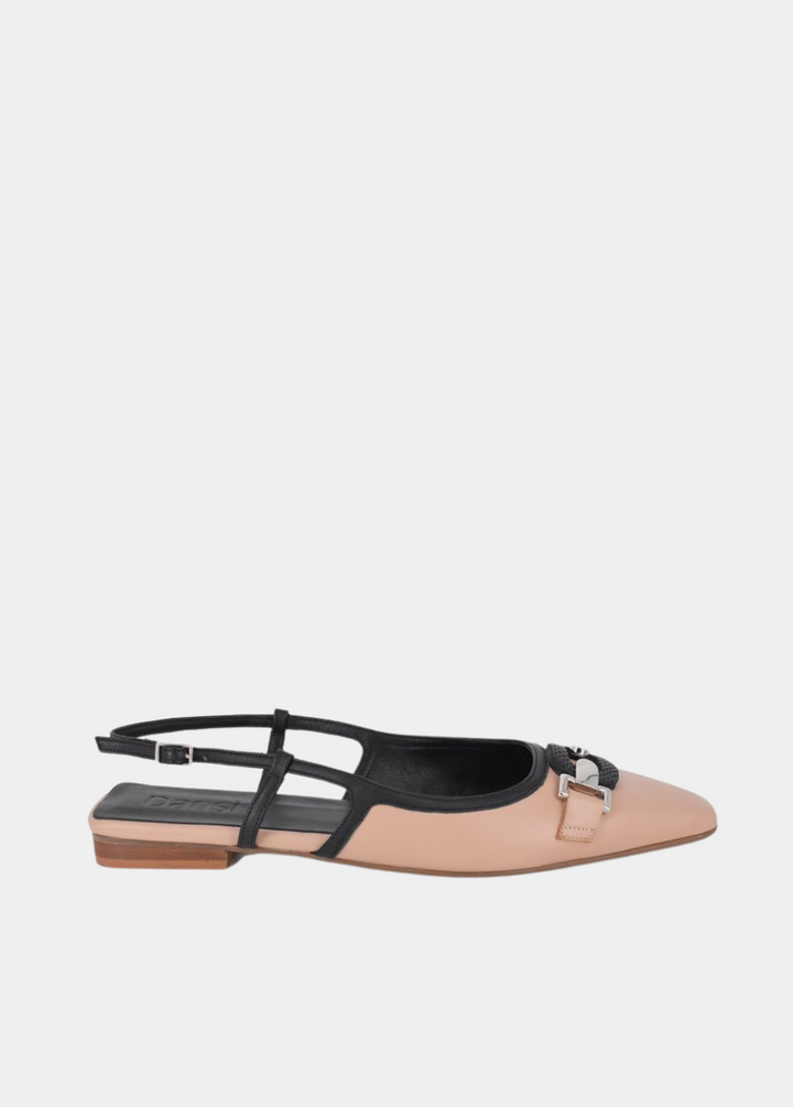 Dansi Elegant Beige Slingback Flats