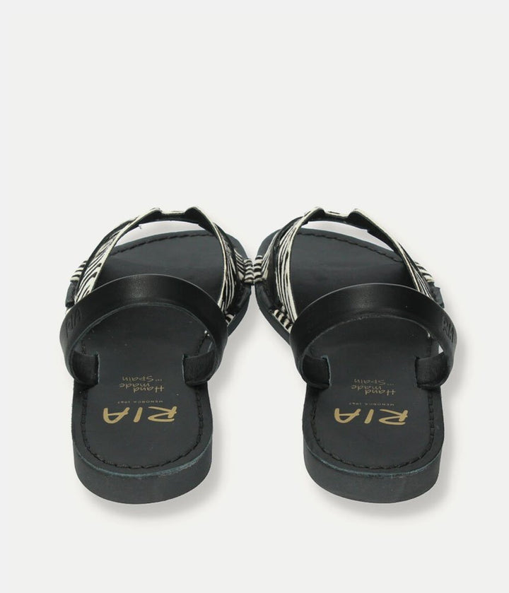 Ria Fashionable Zebra Abrarca Sandals