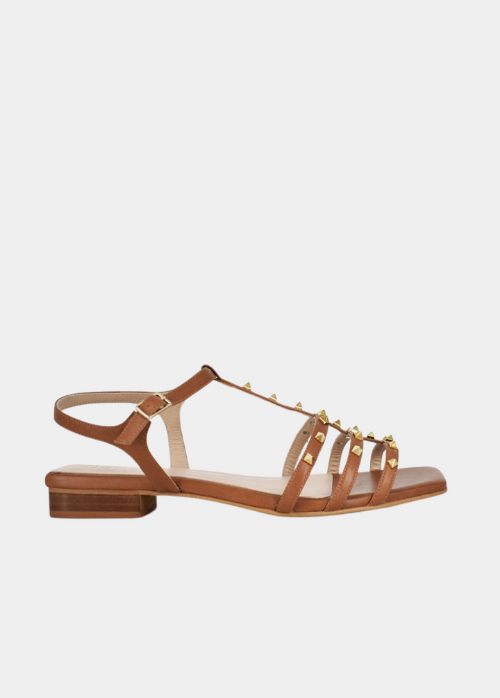 Dansi Chic Valentino Inspired Brown Sandals
