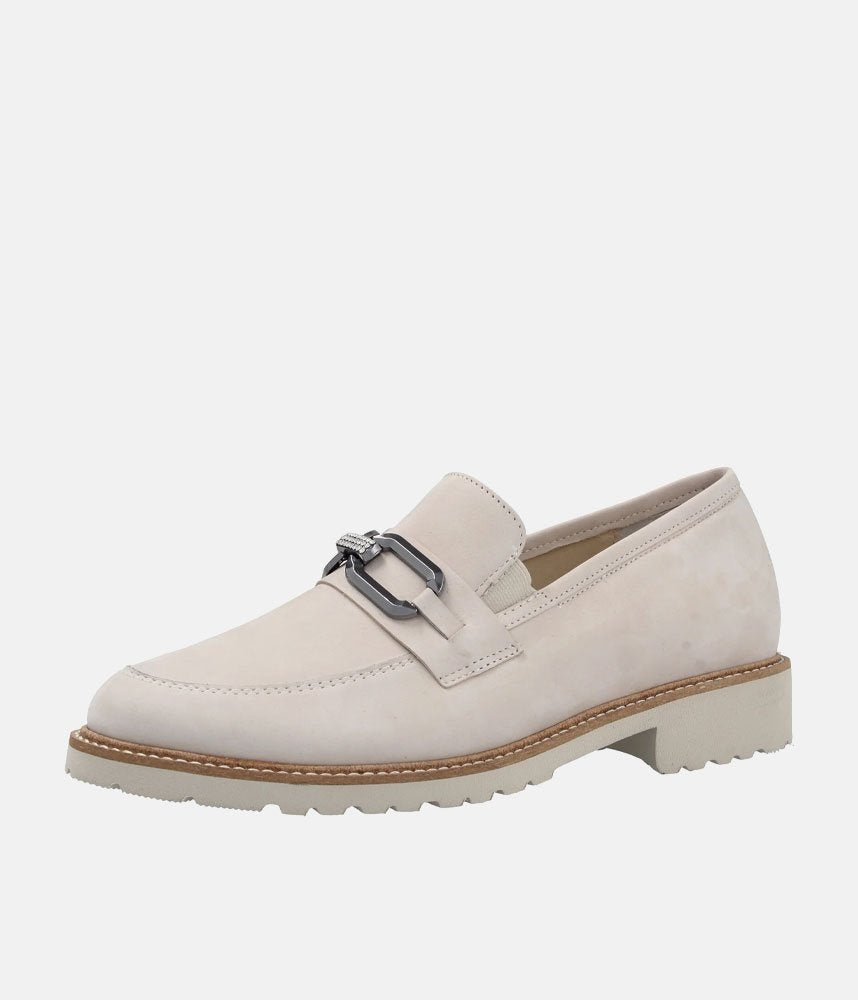 Semler Stylish Nubuck Loafer - Beige