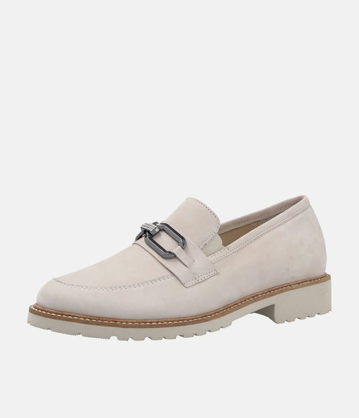 Semler Stylish Nubuck Loafer - Beige