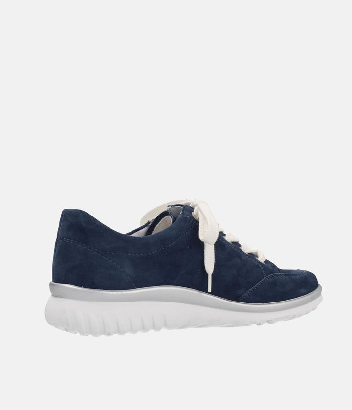 Semler Sporty Suede Navy Trainers