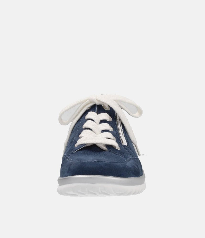 Semler Sporty Suede Navy Trainers