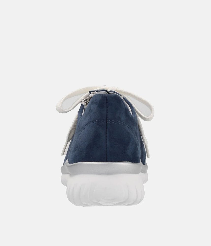Semler Sporty Suede Navy Trainers