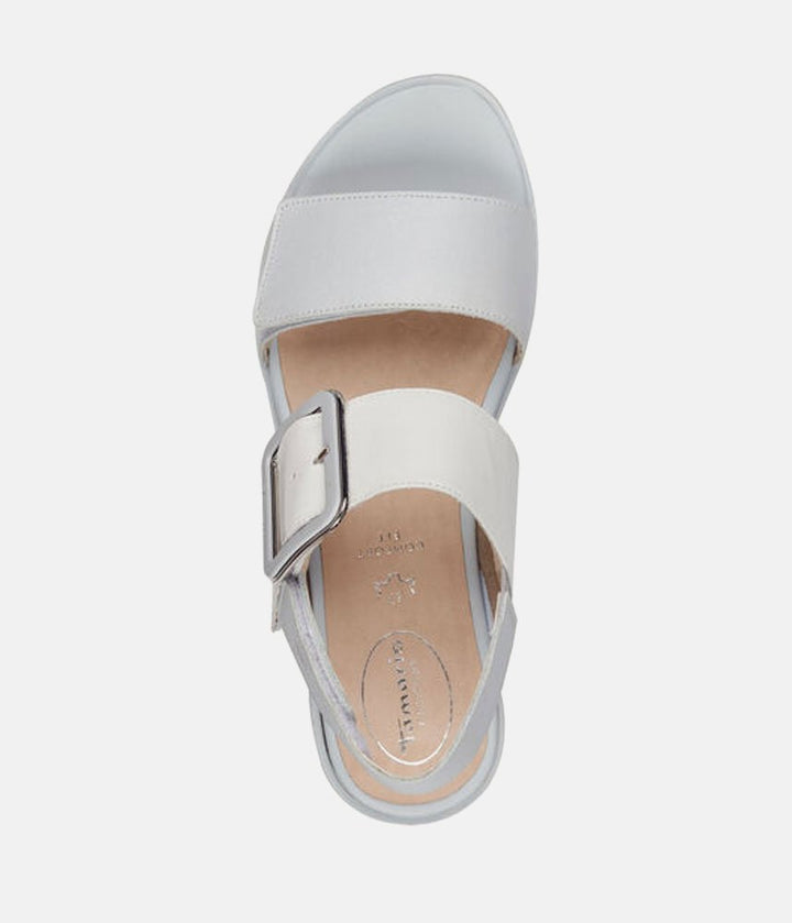 Tamaris Stylish Sky Blue Combi Wedge Sandals