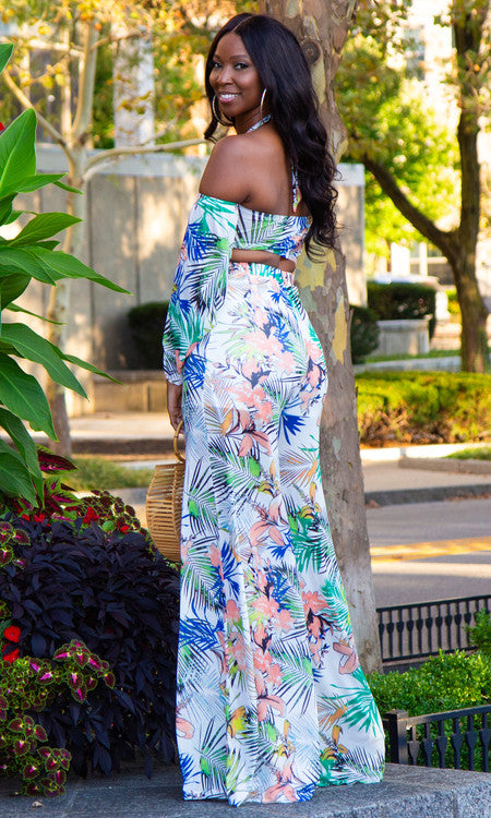 Cabana Set - White Tropical