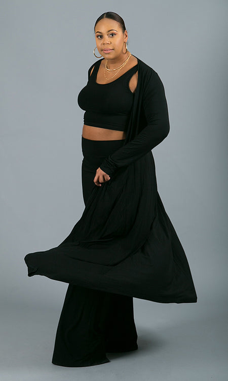 Geneva Duster - Black
