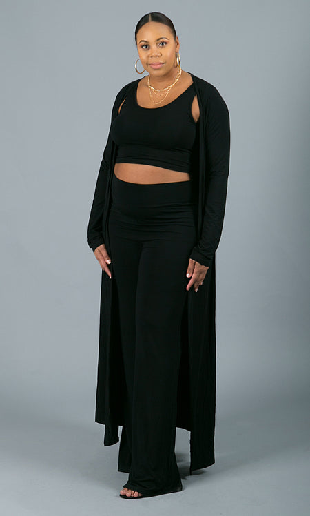 Geneva Duster - Black