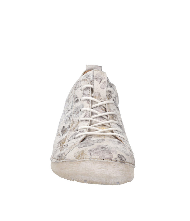 Josef Seibel Pretty Floral Leather Lace Up Shoe