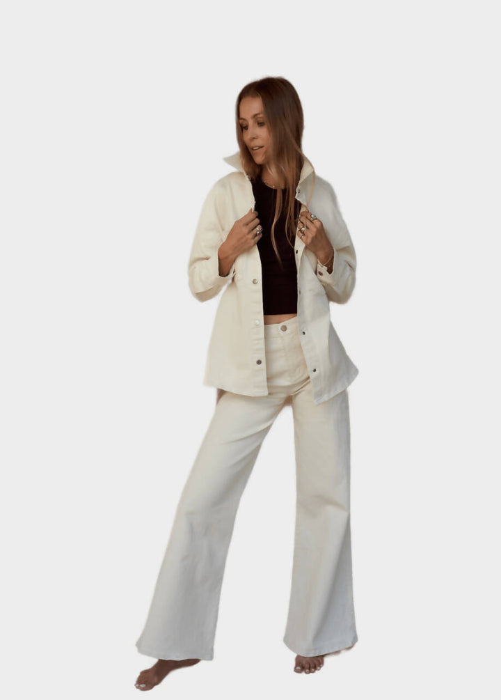 Penelope Shirt Jacket - Natural