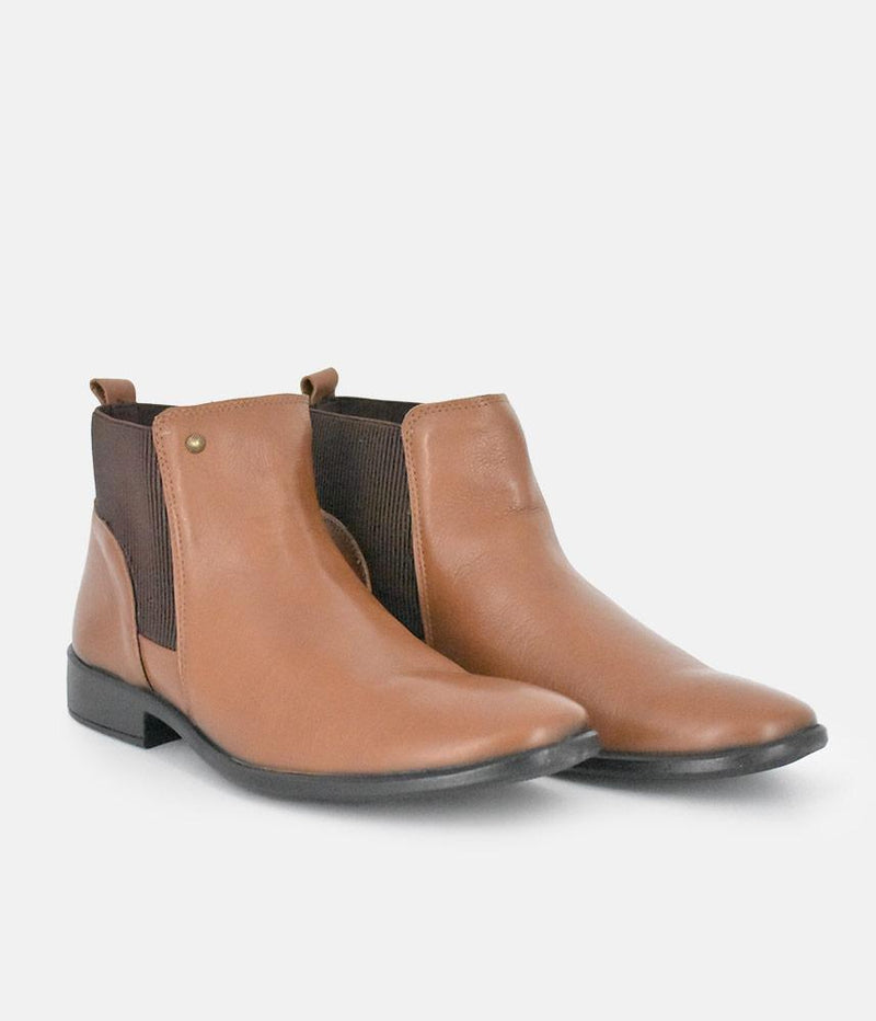Cinderella Shoes Brown Soft Cuff Ankle Boots