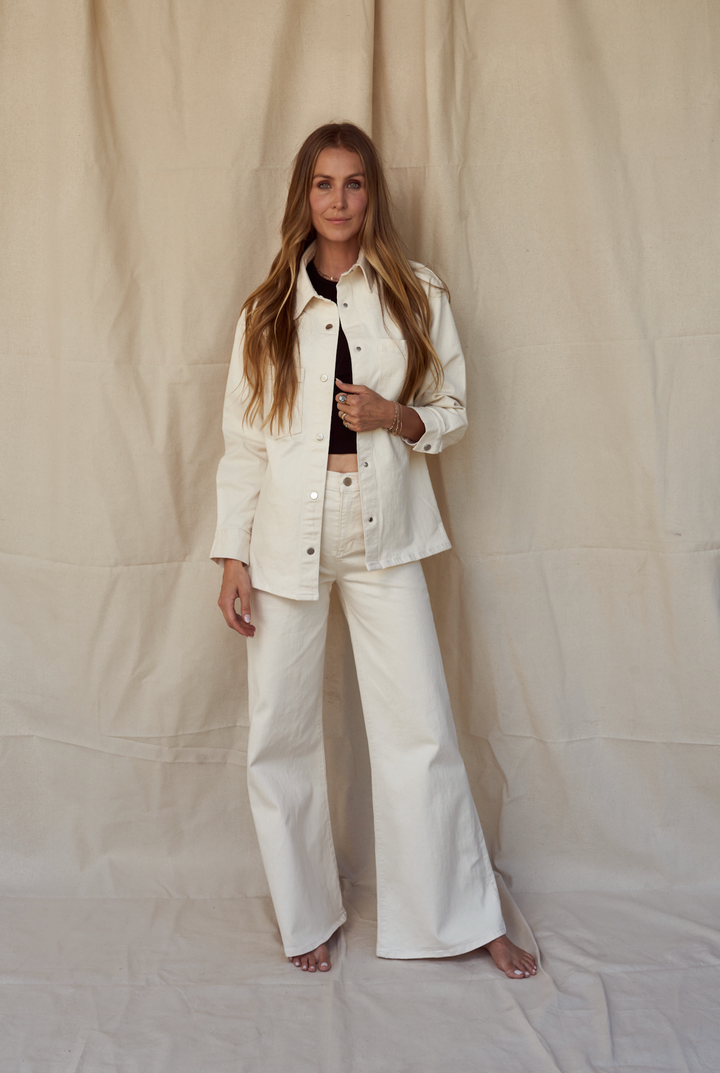 Penelope Shirt Jacket - Natural