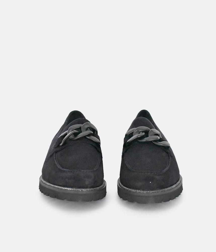 Sioux Luxe Navy Suede Link Loafer